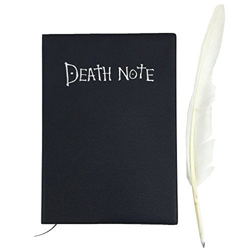 Katara Death Note Cuaderno Light Yagami Manga-Libro De La Muerte Con Pluma-Cosplay, color negro (1732)