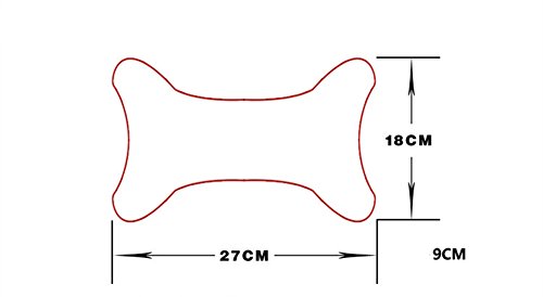 Katech 2 Piezas de Almohadillas de Cuello de Coche apoyabrazos Respirable Cuello Soporte de Almohada ergonómico Almohada de Cuello Cómodo Coche de Viaje Almohada