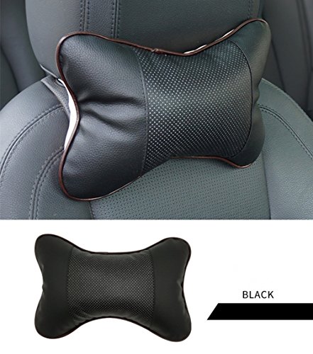 Katech 2 Piezas de Almohadillas de Cuello de Coche apoyabrazos Respirable Cuello Soporte de Almohada ergonómico Almohada de Cuello Cómodo Coche de Viaje Almohada