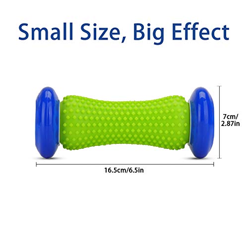 KATELUO Rodillo de Masaje de Pies, Fascitis Plantar Masajeador para Pies, Manos, Brazos, Piernas