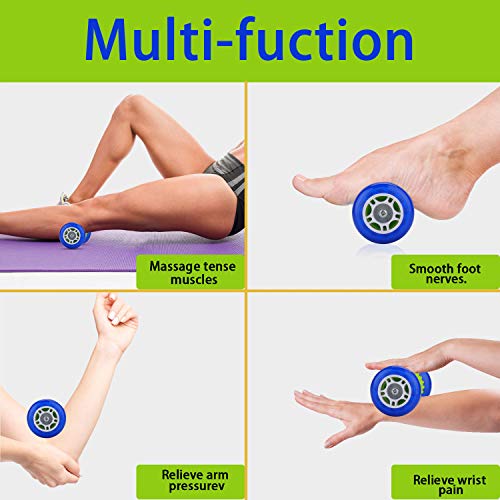 KATELUO Rodillo de Masaje de Pies, Fascitis Plantar Masajeador para Pies, Manos, Brazos, Piernas