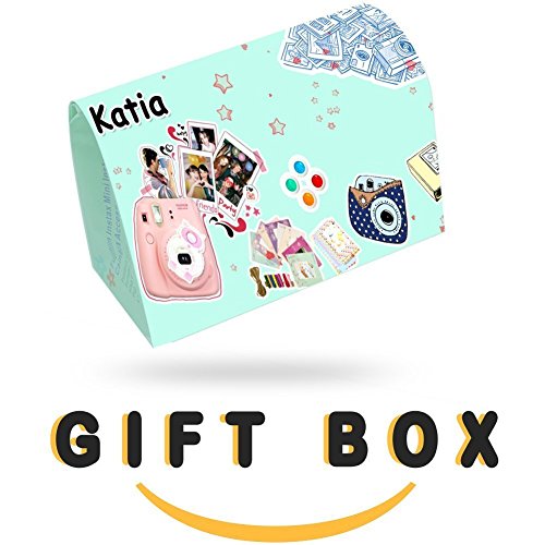 Katia Sprocket Portable Photo Printer Kit de accesorios para HP X7N07A, Polaroid ZIP Mobile Printer / Print Fotos de redes sociales con funda rígida, álbum de calendario, marcos, 2x3 adhesivo - Oro