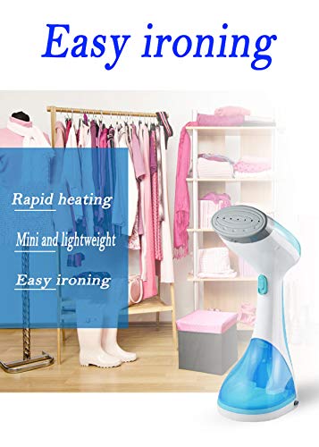 KDJAMI Plancha de Pelo Steam con Cepillo de Vapor de 1400 W, vaporizador de Ropa con Tanque de Agua de 280 ml en 20 Segundos de Calentamiento rápido para Viajes y hogar