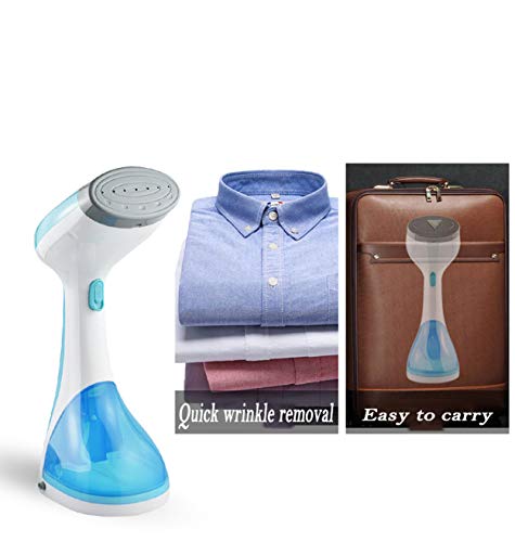 KDJAMI Plancha de Pelo Steam con Cepillo de Vapor de 1400 W, vaporizador de Ropa con Tanque de Agua de 280 ml en 20 Segundos de Calentamiento rápido para Viajes y hogar