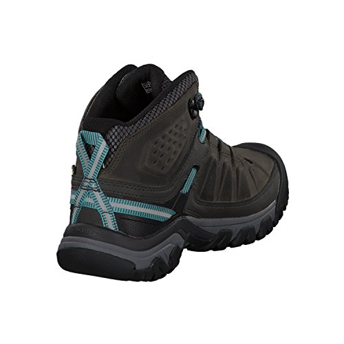 Keen Targhee III Mid WP, Zapatos de High Rise Senderismo para Mujer, Azul (Alcatraz/Blue Turquoise 0), 40.5 EU