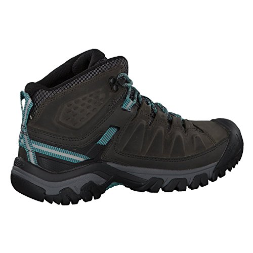 Keen Targhee III Mid WP, Zapatos de High Rise Senderismo para Mujer, Azul (Alcatraz/Blue Turquoise 0), 40.5 EU