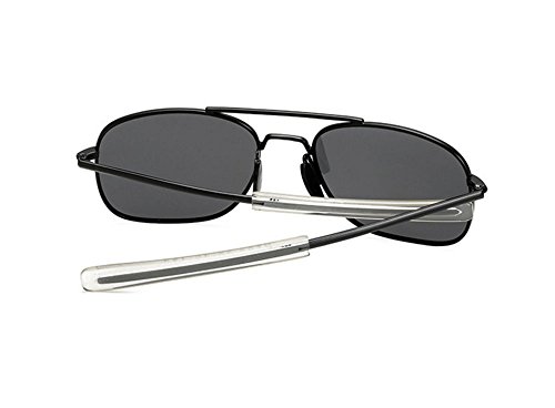 Keephen Nueva protección polarizada del marco de metal de las gafas de sol cuadradas del aviador retro UV400