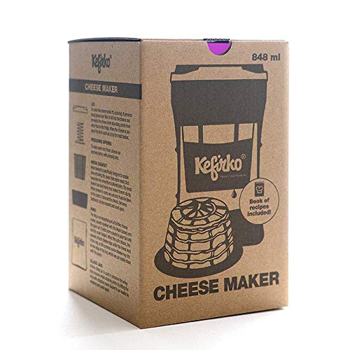 Kefirko Cheese Maker - El set ideal para preparar queso de kéfir en casa (Verde)