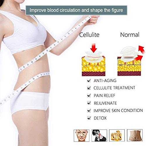 KENANLAN Ventosa Anticelulitica, 4 piezas Copas de masaje de silicona Ventosas de vacío Terapia de ventosas de celulitis para la celulitis Dolor muscular Artritis Tratamiento de la celulitis