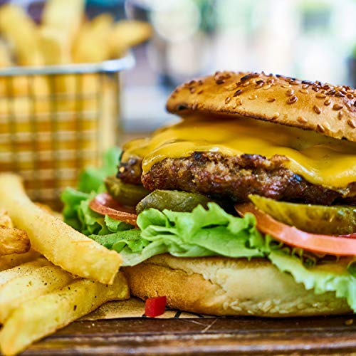 Kerafactum - Campana de cocción para hamburguesas de acero inoxidable