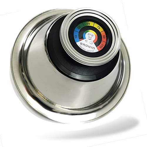 Kerafactum - Campana de cocción para hamburguesas de acero inoxidable