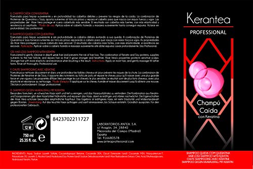 Kerantea Champú, 750 ml, Pack de 1