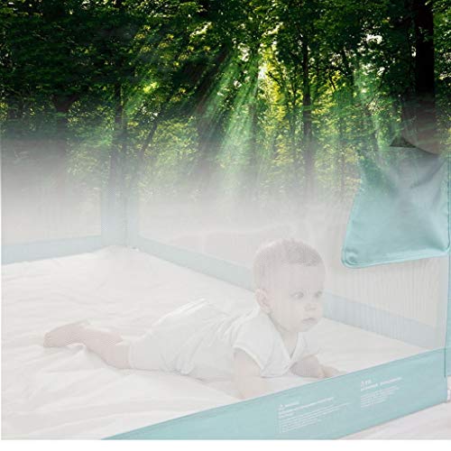 K&F-Bedside handrail Tren Cama Cuna Barra De Protección Lateral, Barra De Seguridad Barandilla, Portátil Elevador Vertical - 5 Posición De Altura Ajustable (Color: Verde) (Size : 120cm)