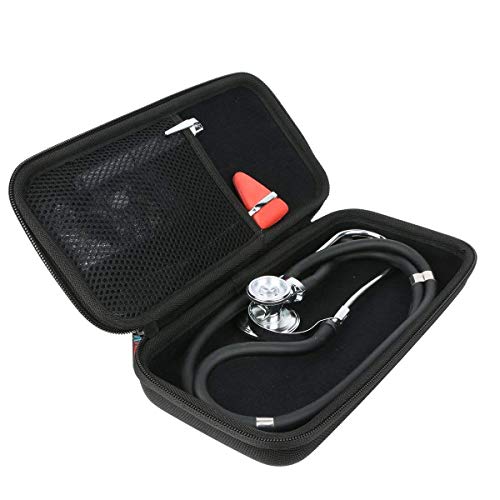 Khanka - Funda de viaje para estetoscopio con bolsillo de malla para accesorios