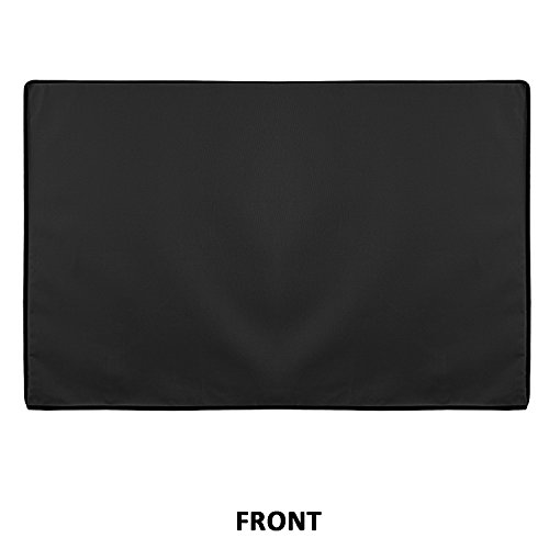 Khomo Gear - Protector de Pantalla para TV de Exterior, Color Gris 132 cm - 132 cm. 50'' - 52'' Negro