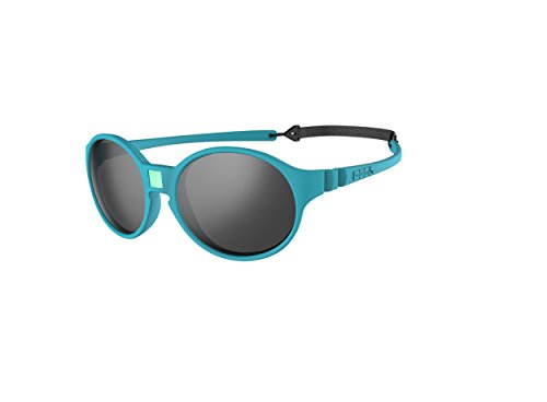 Ki ET LA – Gafas de sol para Bebé modelo Jokakids – 100% irrompibles - color Azul Verdoso – 4-6 años
