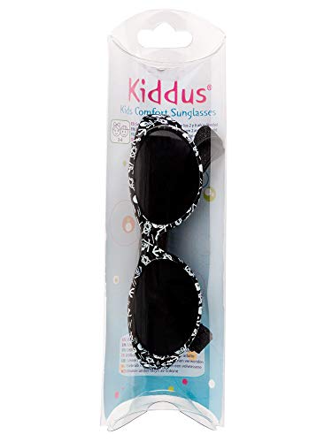 Kiddus Gafas de sol KIDS COMFORT para niña niño. A partir de 2 años. Filtro solar UV400. Banda ajustable y extraíble. Hechas de Goma. Resistentes a Impactos, Muy Flexibles.
