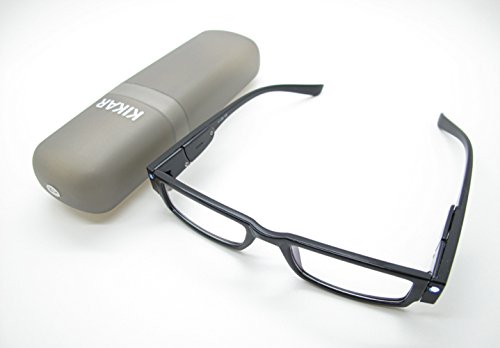 KIKAR - Gafas de lectura con luz LED con estuche resistente y elegante, mejora tu visión incluso en la oscuridad. Dioptrías disponibles +1,0, +1,5, +2,0, +2,5, +3,0