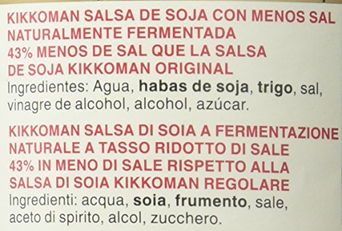 Kikkoman Salsa de Soja Menos Sal - 1000 ml
