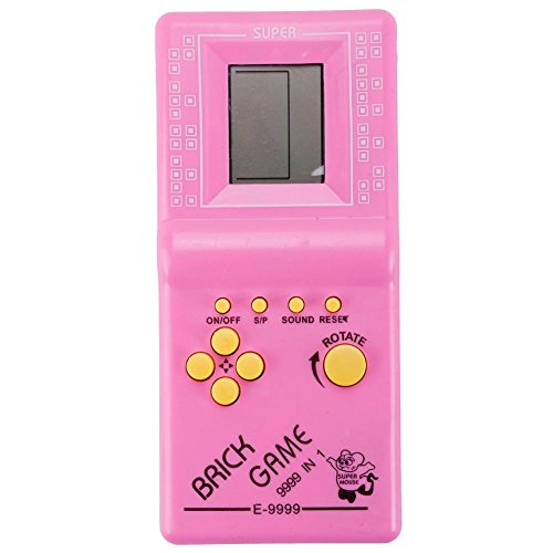 Kinbelle - Juego de mano Tetris juguetes clásicos de bolsillo con arcada LCD, diseño vintage de ladrillo