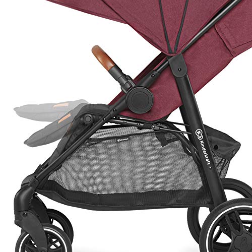 Kinderkraft Silla de Paseo GRANDE 2020, Amortiguación, Hasta 15kg, Gris