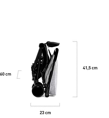 Kinderkraft Silla de Paseo PILOT, Carrito, Plegable, Transportable, Rosa