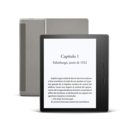 Kindle Oasis, ahora con luz cálida ajustable, resistente al agua, 32 GB, 4G gratis + wifi, grafito