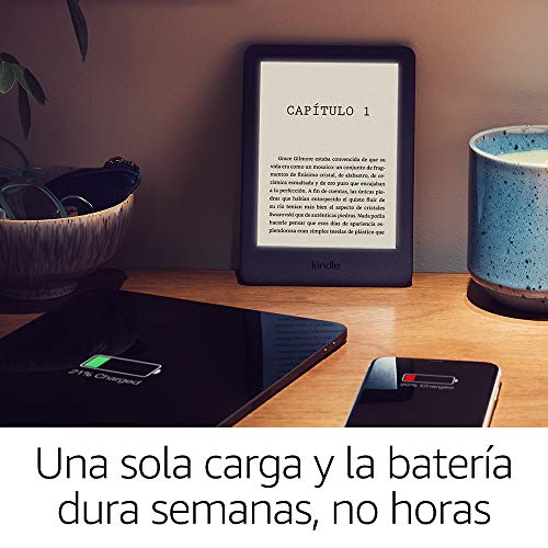 Kindle, Reacondicionado Certificado, Negro - con luz frontal integrada