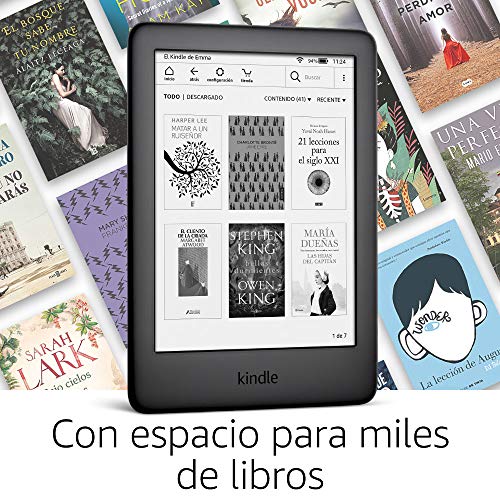 Kindle, Reacondicionado Certificado, Negro - con luz frontal integrada