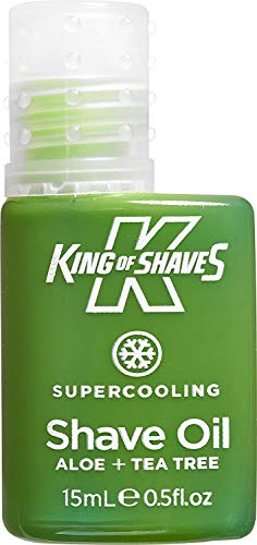 King of Shaves Aceite de afeitar superrefrescante, 15ml, paquete por dos unidades