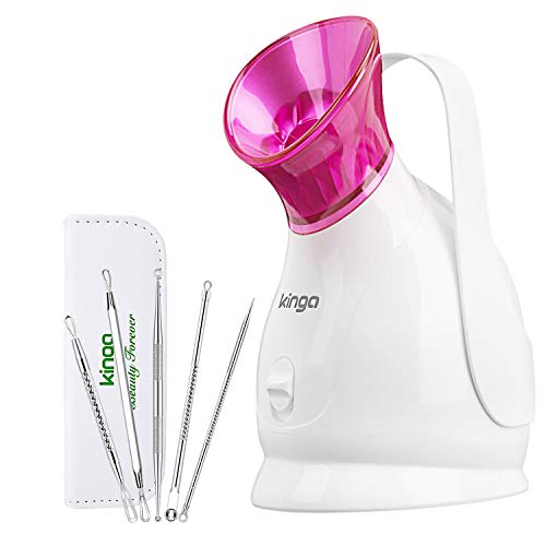 KINGA Nano Ionic Facial Steamer Inicio Spa Hot Mist 10Min Apertura Poros