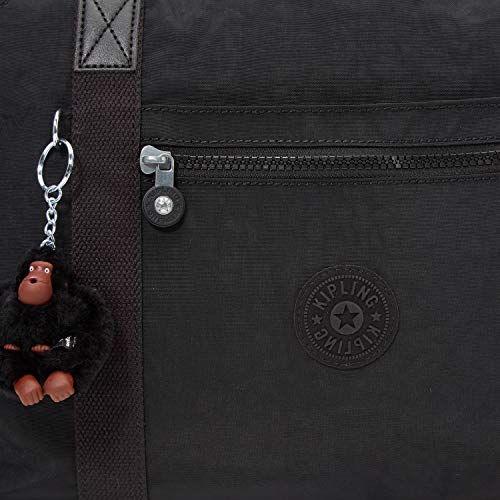 Kipling Art, Bolso Bandolera para Mujer, Negro, 44x27x20 cm