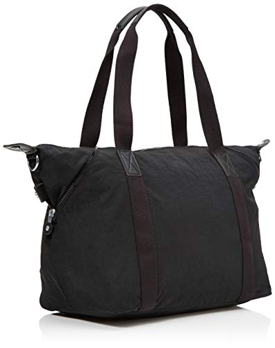 Kipling Art, Bolso Bandolera para Mujer, Negro, 44x27x20 cm