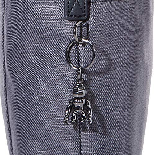 Kipling ELSIL Bolso bandolera, 40 cm, 10 liters, Negro (Charcoal)