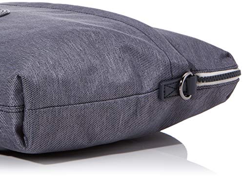 Kipling ELSIL Bolso bandolera, 40 cm, 10 liters, Negro (Charcoal)