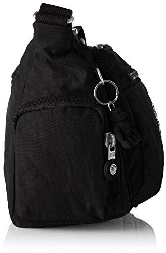 Kipling Gabbie S, Bolsos Bandolera para Mujer, Negro (Lively Black), 29x22x16.5 cm
