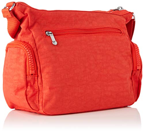 Kipling Gabbie S, Bolsos Bandolera para Mujer, Rojo (Active Red Nc), 29x22x16.5 cm