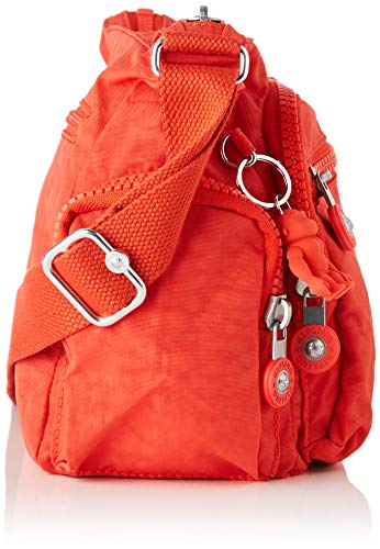 Kipling Gabbie S, Bolsos Bandolera para Mujer, Rojo (Active Red Nc), 29x22x16.5 cm