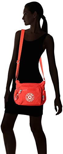 Kipling Gabbie S, Bolsos Bandolera para Mujer, Rojo (Active Red Nc), 29x22x16.5 cm