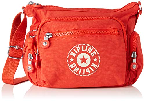 Kipling Gabbie S, Bolsos Bandolera para Mujer, Rojo (Active Red Nc), 29x22x16.5 cm