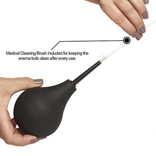 Kit de enemas de uso anal para el estreñimiento, de silicona, para la ducha, Unisex, aprobado por la FDA