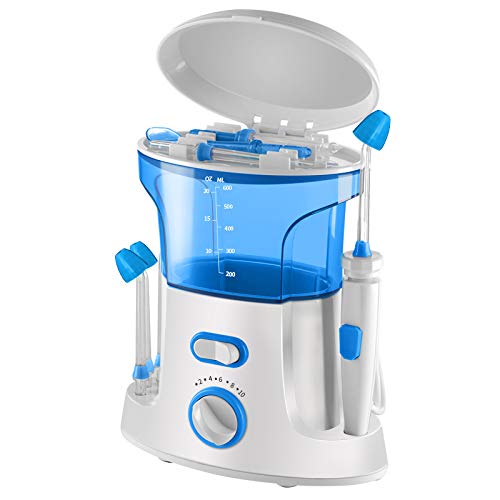 Kit de enjuague sinusal Limpiador nasal Aspirador Limpiador de lavado de nariz eléctrico Irrigator para rinitis Alergias Bebé adulto Profundamente limpio 3 boquilla de pulso,White,210x150x100mm