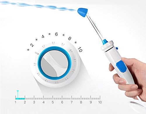 Kit de enjuague sinusal Limpiador nasal Aspirador Limpiador de lavado de nariz eléctrico Irrigator para rinitis Alergias Bebé adulto Profundamente limpio 3 boquilla de pulso,White,210x150x100mm