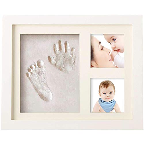 Kit De Marco 2.0 By Smile Mind | Huella De Mano | Huellas De Pies De Bebes | Ideas Para Regalar A Un Bebe Recien Nacido | Imagenes De Huellas De Pies De Bebe | Marcos Para Fotos A Mano | 4 in 1