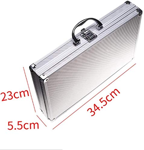 Kit de reparación de Reloj Juego de Herramientas de reemplazo de batería de Reloj en Estuche de aleación de Aluminio Herramienta de reparación de Correa de Reloj para Reparar Varios Relojes (37 p