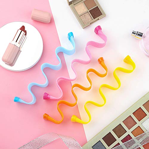 Kit de Rizadores de Cabello en Espiral de 24 Piezas, Rizadores de Pelo sin Calor Rulos en Espiral Rulos de Estilo de Onda con Ganchos de Peinado para Herramientas de Peinado Largo(11,8 Pulgadas)