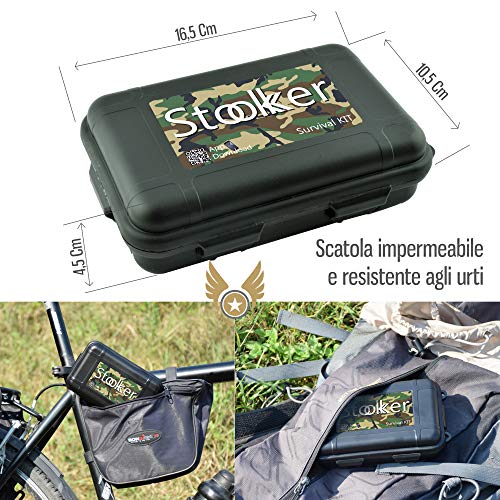 Kit de Supervivencia Militar Profesional de Tercera Generación Emergencia Montaña Excursión Senderismo al Aire Libre 11En1 Linterna Pulsera Táctica Paracord Multiuso Pedernal Navaja Viaje Acampar