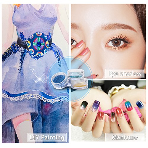 Kit de Tatuajes Temporales, Pintura Facial para el Cuerpo con 15 Colores de Brillo y 48 Hojas Únicas Plantilla de Tatuaje Temático Impermeable No Tóxico para Niños en Fiestas Cumpleaños y Eventos