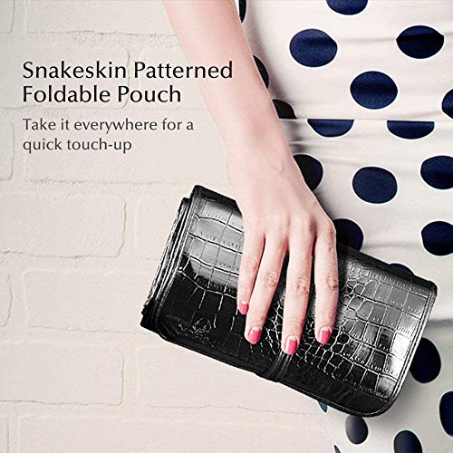 Kit esencial de brochas de maquillaje, 32 piezas, con bolsa de viaje