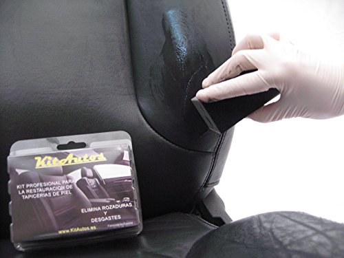 KITAUTOS KRTP1 Kit restauracion tapicerias de Piel,Color Negro, 15